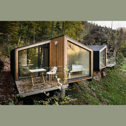 UK Standard Light Steel Frame Prefabricated House Holiday Cabin Aosta House Fast Construction