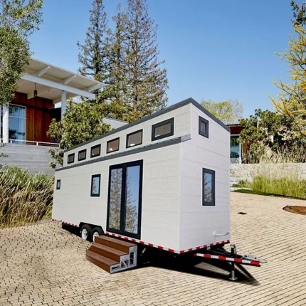 UK Tiny Home on The Wheels Cider Box Prefab Mini Modular Homes Trailer