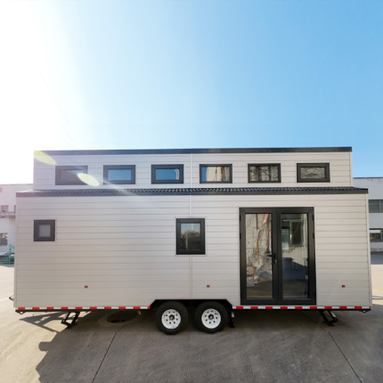 Us Standard Cheap Double Storey Prefab Tiny House on Wheels Cider Box