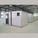 Us Standard Light Steel Frame Prefabricated Cost Saving Foldable Lotus House Warehouse Building