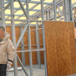 Us Standard Light Steel Frame Prefabricated Holiday House Cabin for Camping