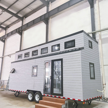Us Standard Modular Homes Cider Box Moble Steel Tiny House on Wheels