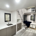 Us Standard Modular Homes Cider Box Moble Steel Tiny House on Wheels