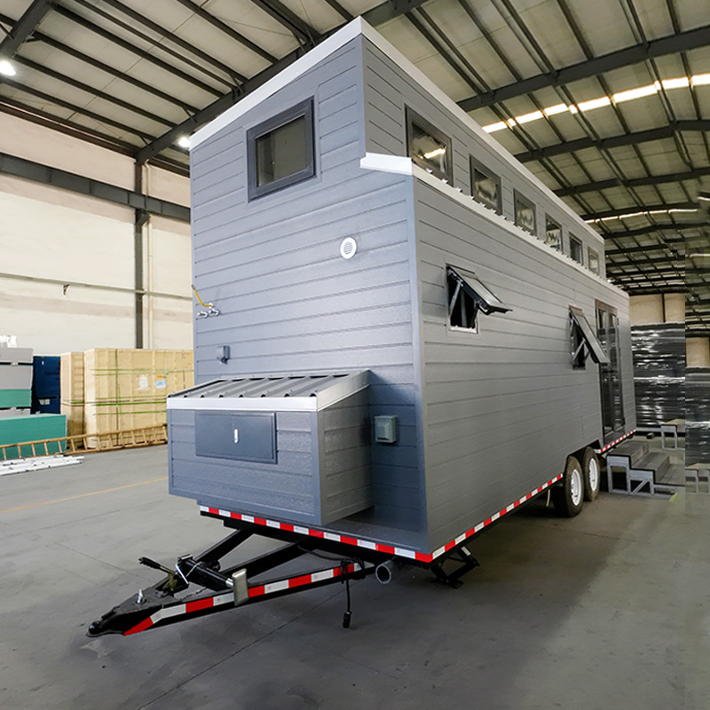 Us Standard Prefabricated House with Light Steel Structure Tiny House on Wheels Us Standard Prefabricated House with Light Steel Structure Tiny House on Wheels