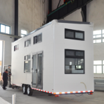 Us Standard Prefabricated Modular House Prefab Tiny House on Wheels with Loft