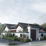 USA Standard Light Steel Prefabricated-Building Villa with 2 Bedroom