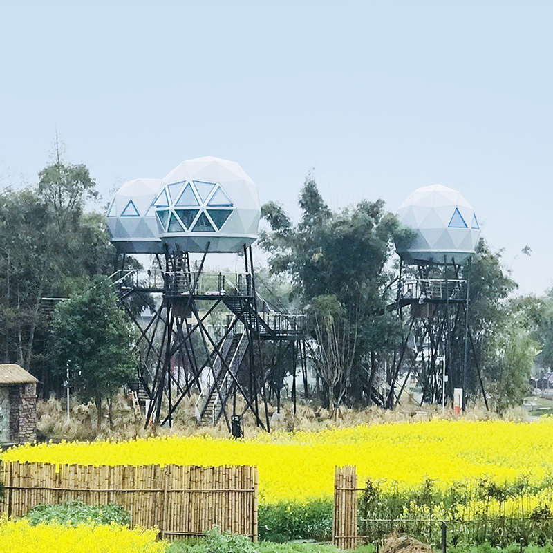 USA Standard Light Steel Structure Prefabricated Hotel Dome Steel-Structure Modular House USA Standard Light Steel Structure Prefabricated Hotel Dome Steel-Structure Modular House