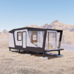 Wholesale Prefab Homes Light Steel Frame Tiny House on Wheels for Camping