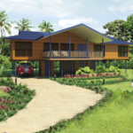 Zealand Standard Prefabricated House Light Steel House Wooden Standard New Bungalow