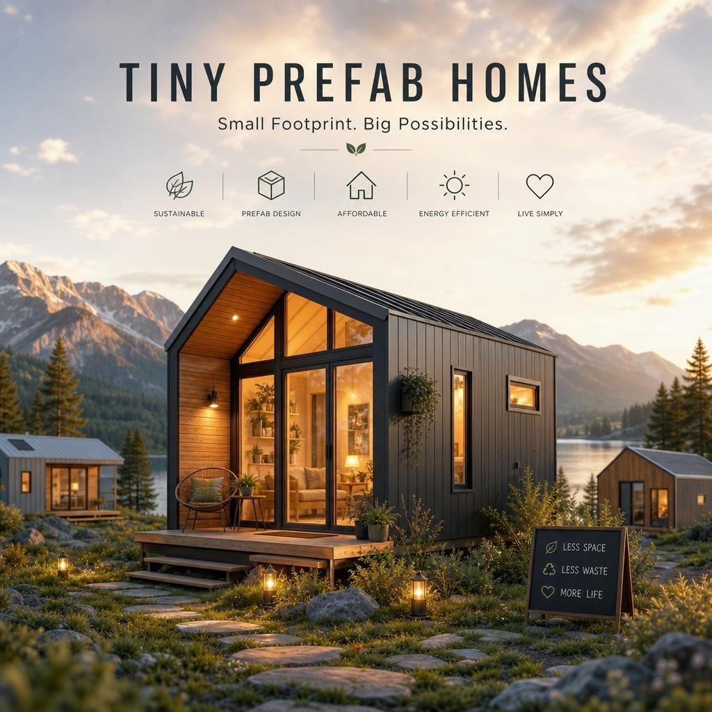Tiny Prefab Homes: Affordable, Stylish, and Space-Saving Living Solutions