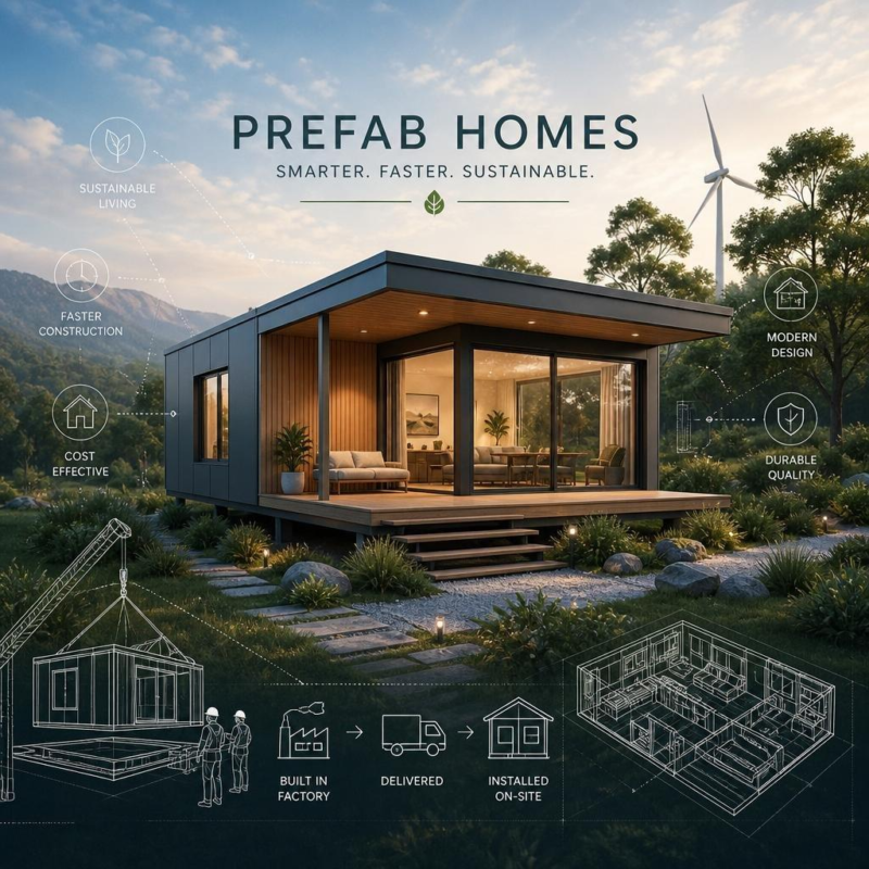 Prefab Homes: Affordable, Stylish, and Fast-Built Housing for Modern Living